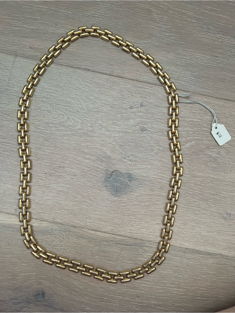 Gold Link Chain Necklace - Women